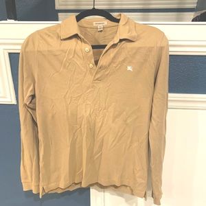 Burberry long sleeves polo shirt